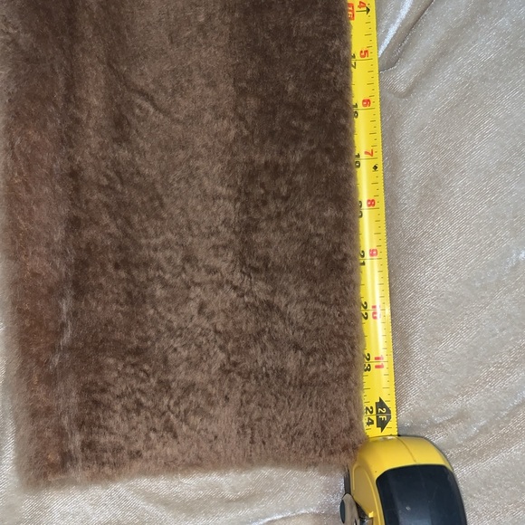 Vince NWT Real Shearling Reversible Belted Long Coat - Picture 14 of 15